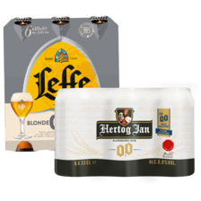 Hertog Jan 0.0 of Leffe 0.0